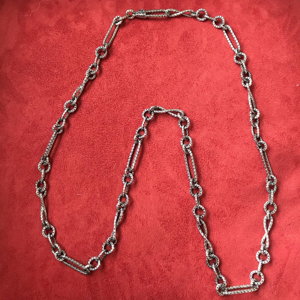John Hardy silver 36” necklace